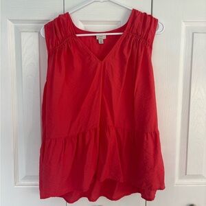 A New Day Coral Sleeveless Blouse